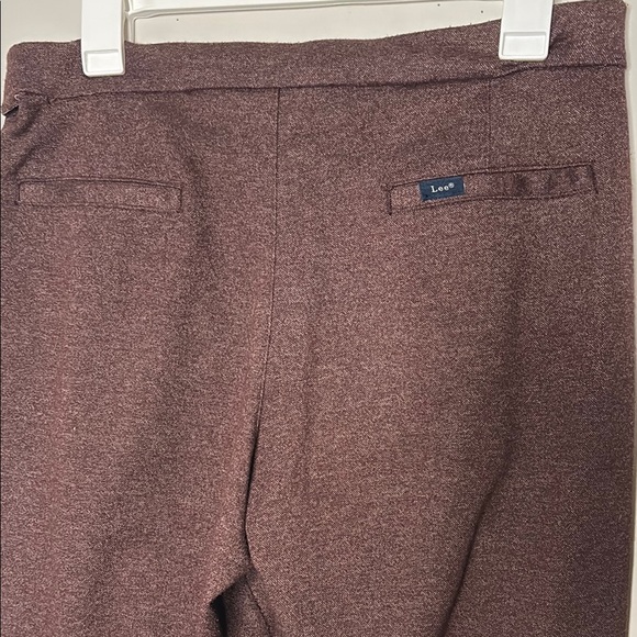 Lee Women's Burgundy Flare Pants - Picture 7 of 8